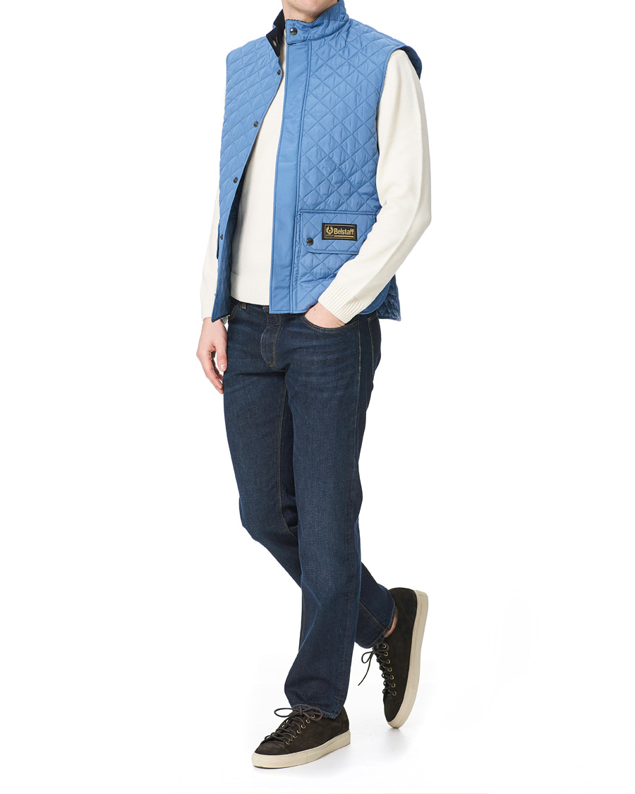 Hombres | Abrigos y chaquetas | Belstaff | Waistcoat Quilted Airforce Blue
