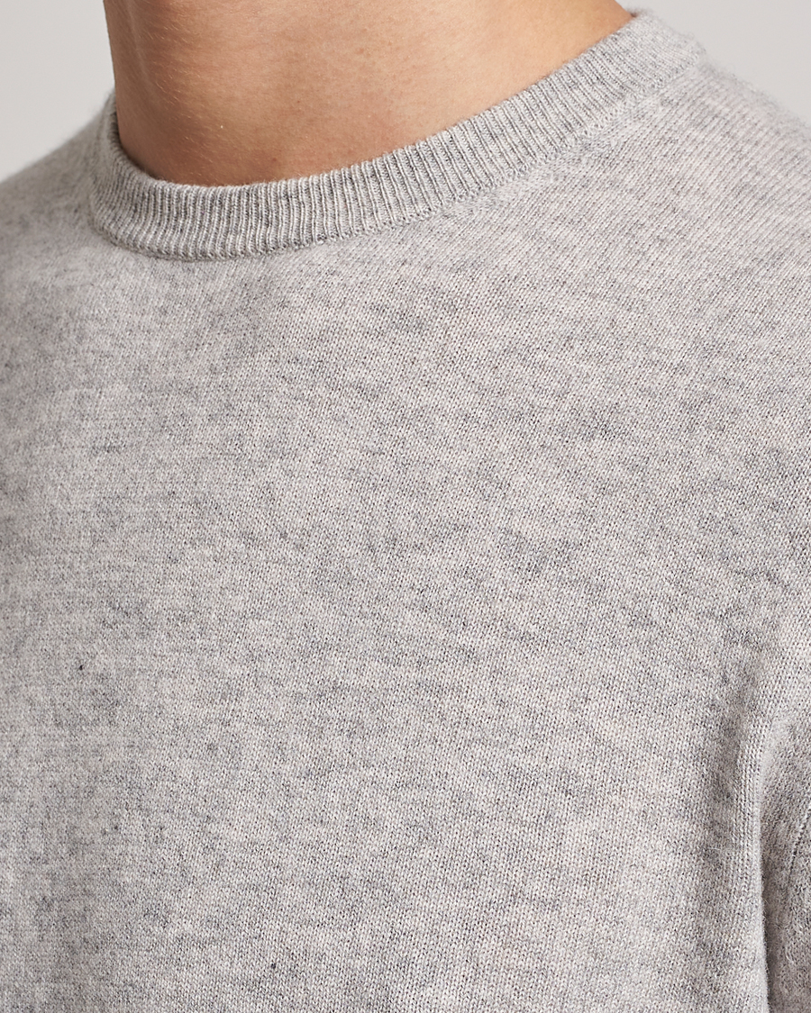 Hombres | Jerséis y prendas de punto | People's Republic of Cashmere | Cashmere Roundneck Ash Grey