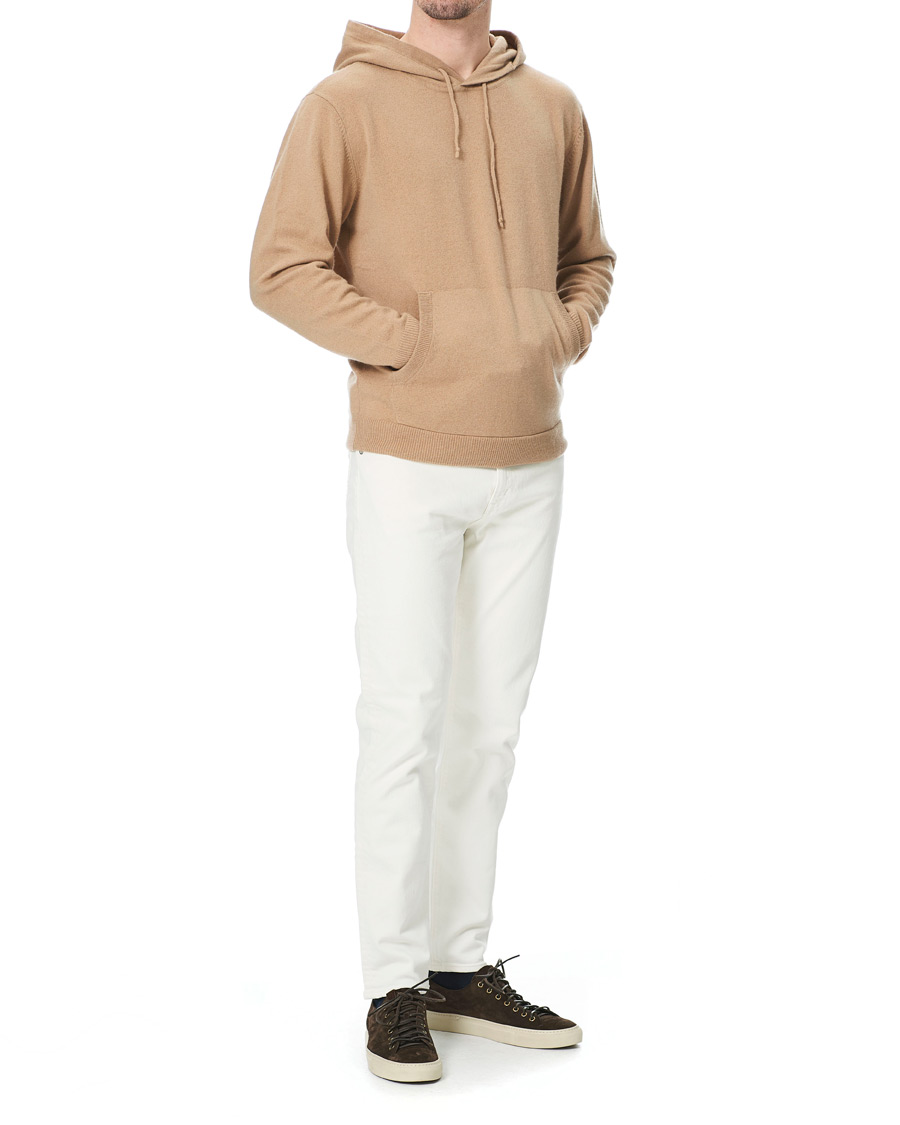 Hombres | Jerséis y prendas de punto | People's Republic of Cashmere | Cashmere Hoodie Camel