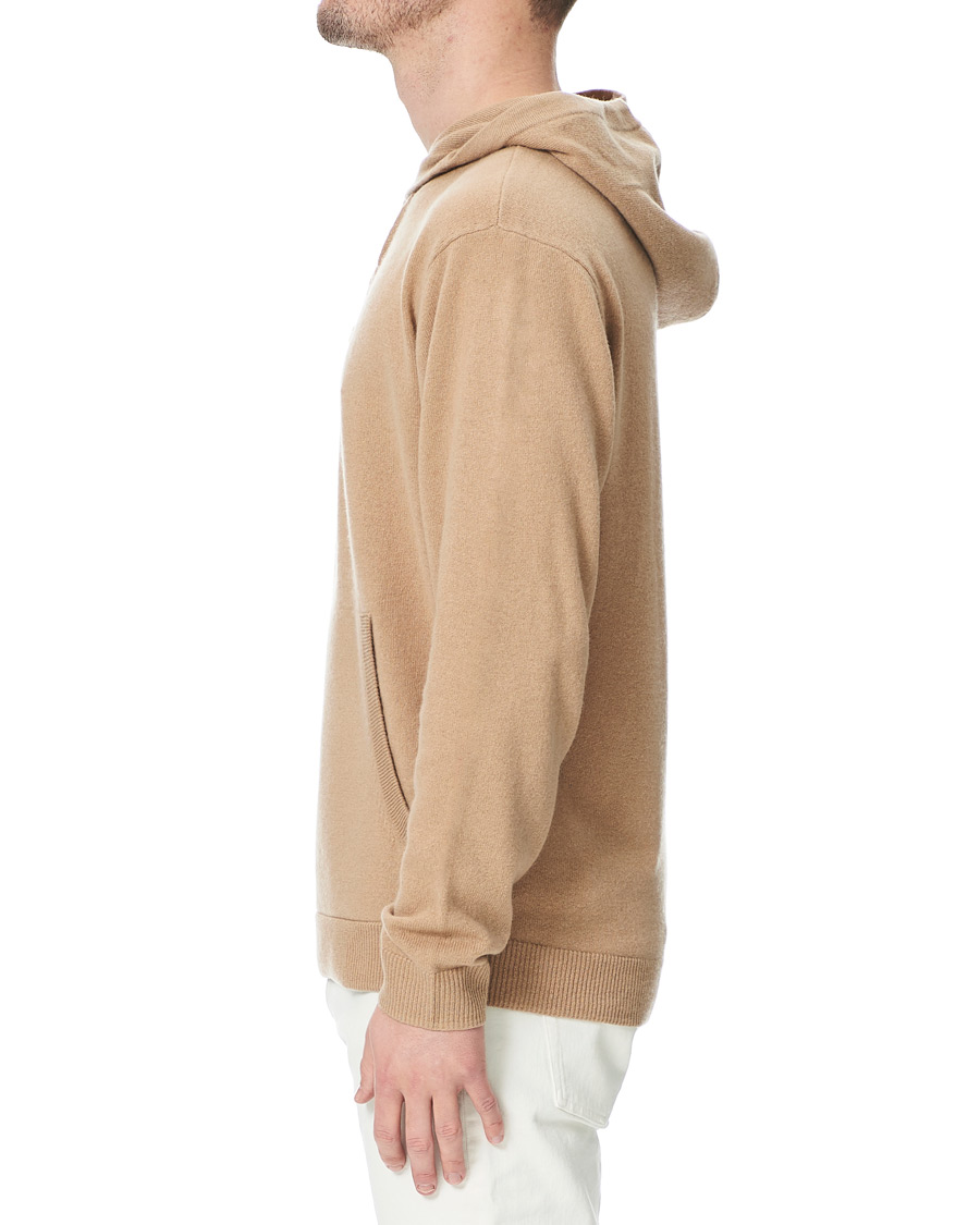 Hombres | Jerséis y prendas de punto | People's Republic of Cashmere | Cashmere Hoodie Camel