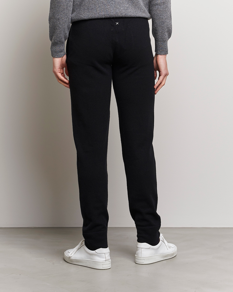 Hombres | Pantalones | People's Republic of Cashmere | Cashmere Sweatpants Black