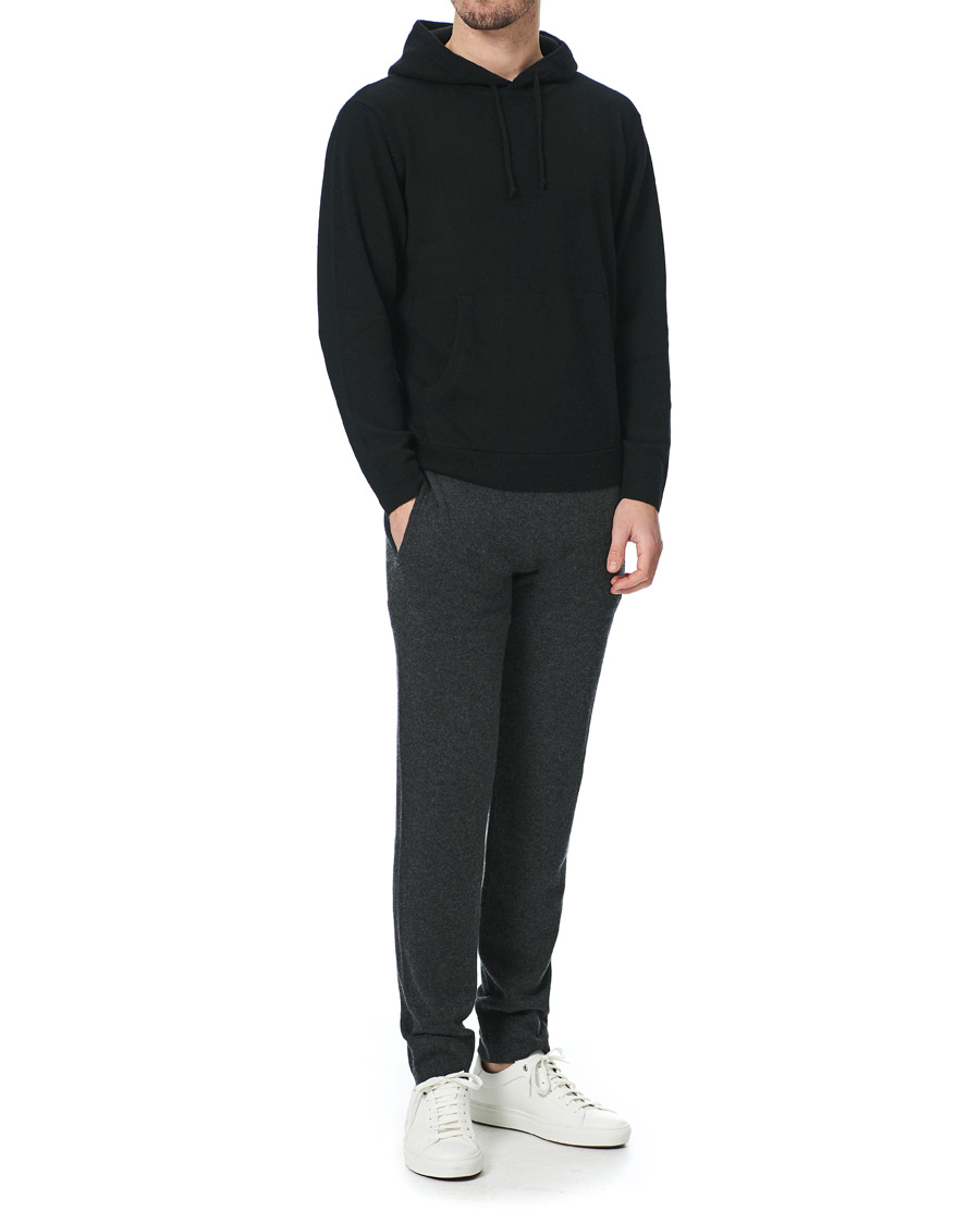 Hombres | Pantalones | People's Republic of Cashmere | Cashmere Sweatpants Dark Grey