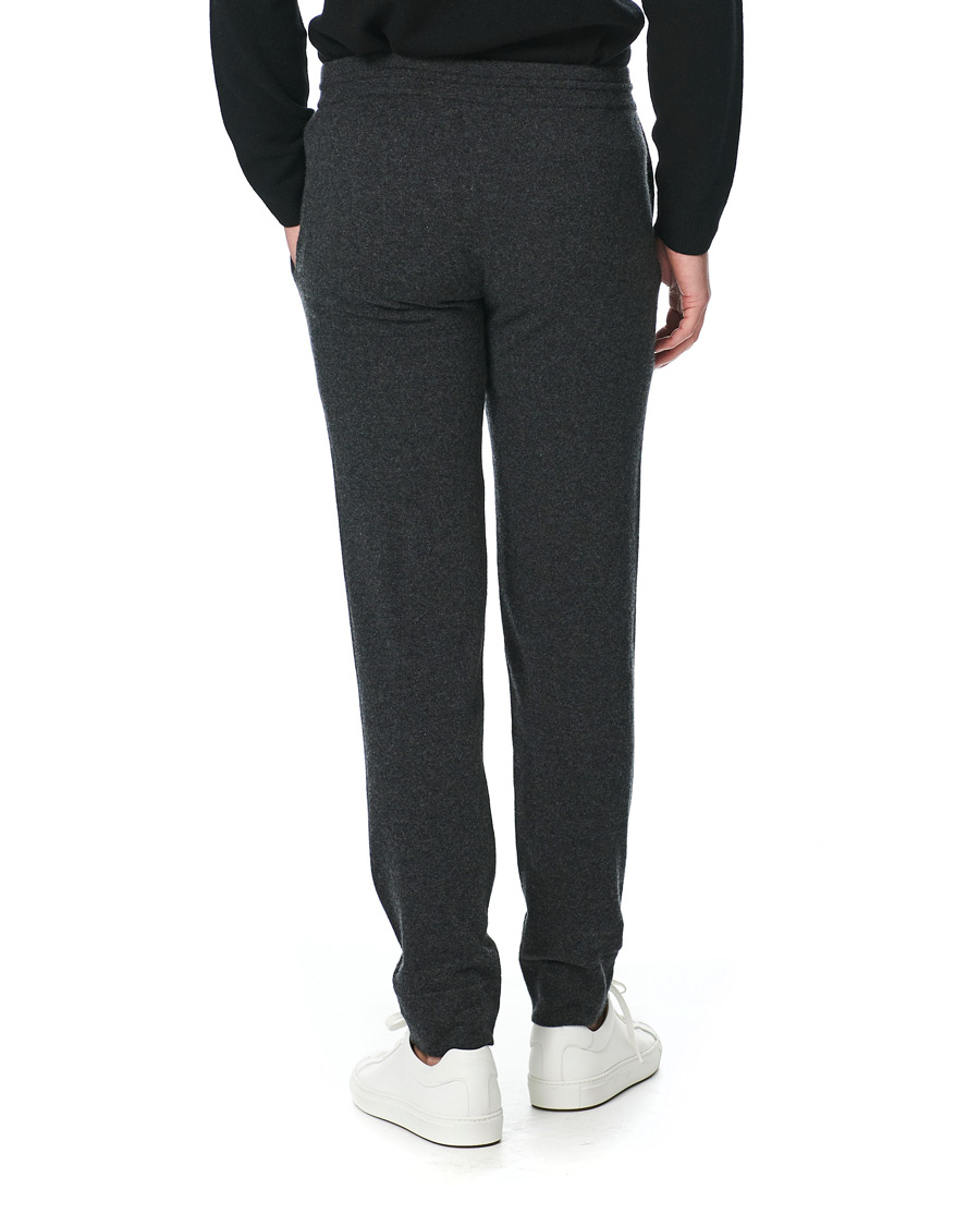 Hombres | Pantalones | People's Republic of Cashmere | Cashmere Sweatpants Dark Grey