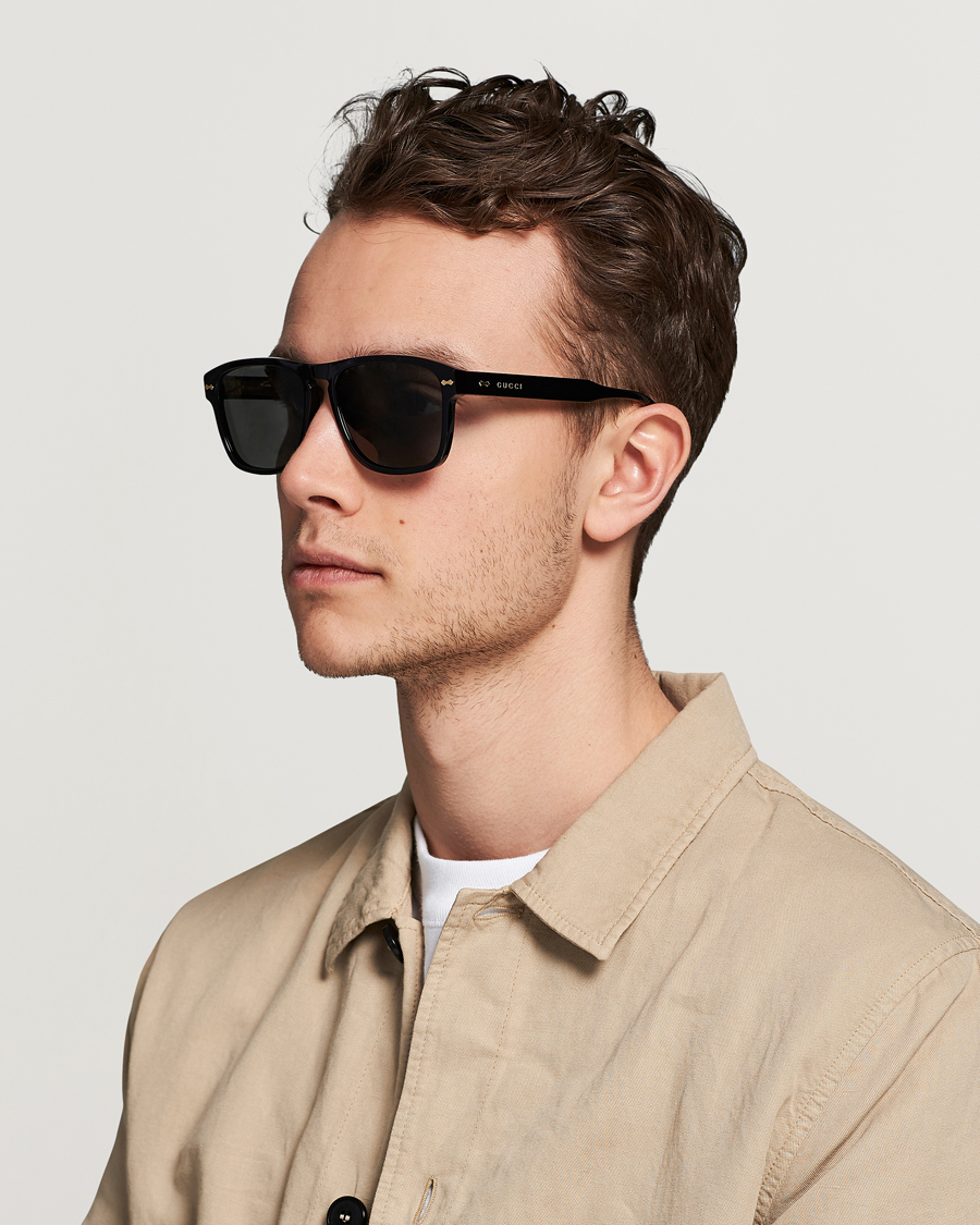 Hombres | Gafas de sol D-frame | Gucci | GG0911S Sunglasses Black/Grey