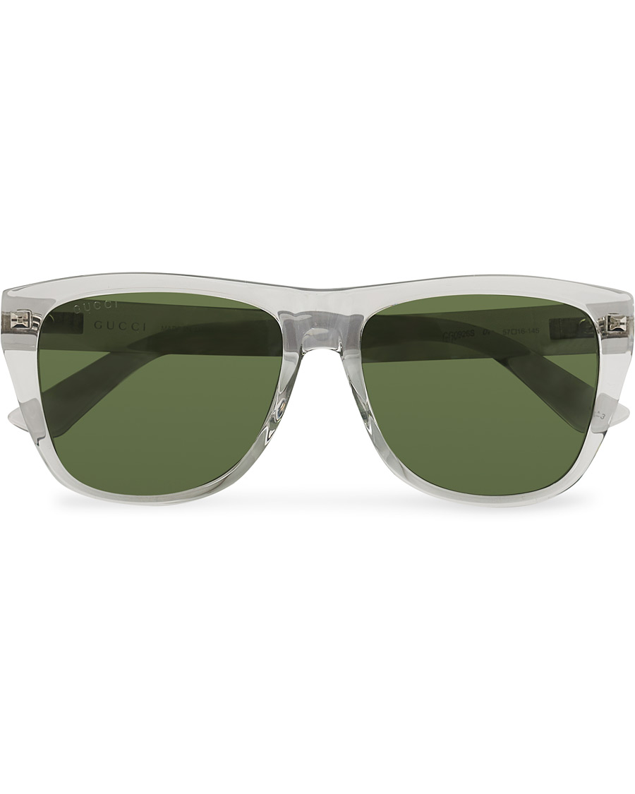 Hombres | Gucci GG0926S Sunglasses Grey/Green | Gucci | GG0926S Sunglasses Grey/Green