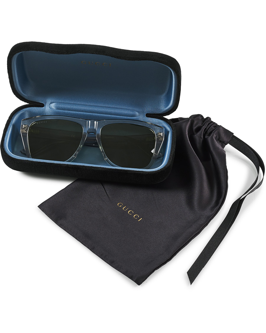 Hombres | Gucci GG0926S Sunglasses Grey/Green | Gucci | GG0926S Sunglasses Grey/Green