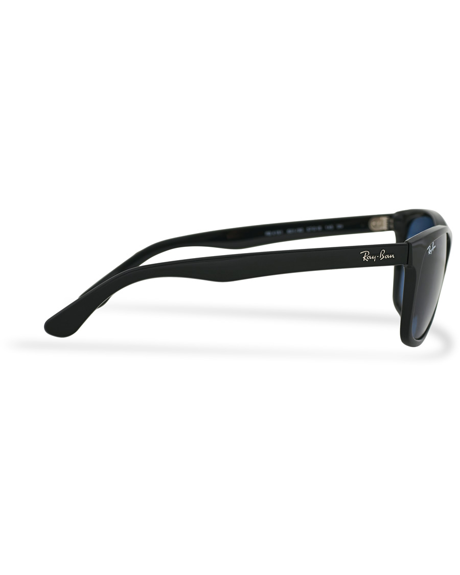 Hombres | Ray-Ban RB4181 Sunglasses Shiny Black/Blue | Ray-Ban | RB4181 Sunglasses Shiny Black/Blue
