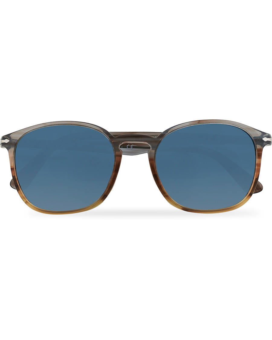 Hombres | Persol 0PO3215S Sunglasses Brown/Gradient Blue | Persol | 0PO3215S Sunglasses Brown/Gradient Blue