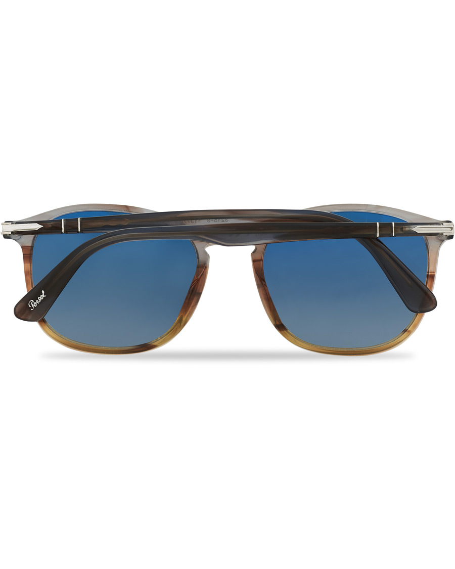 Hombres | Persol 0PO3215S Sunglasses Brown/Gradient Blue | Persol | 0PO3215S Sunglasses Brown/Gradient Blue