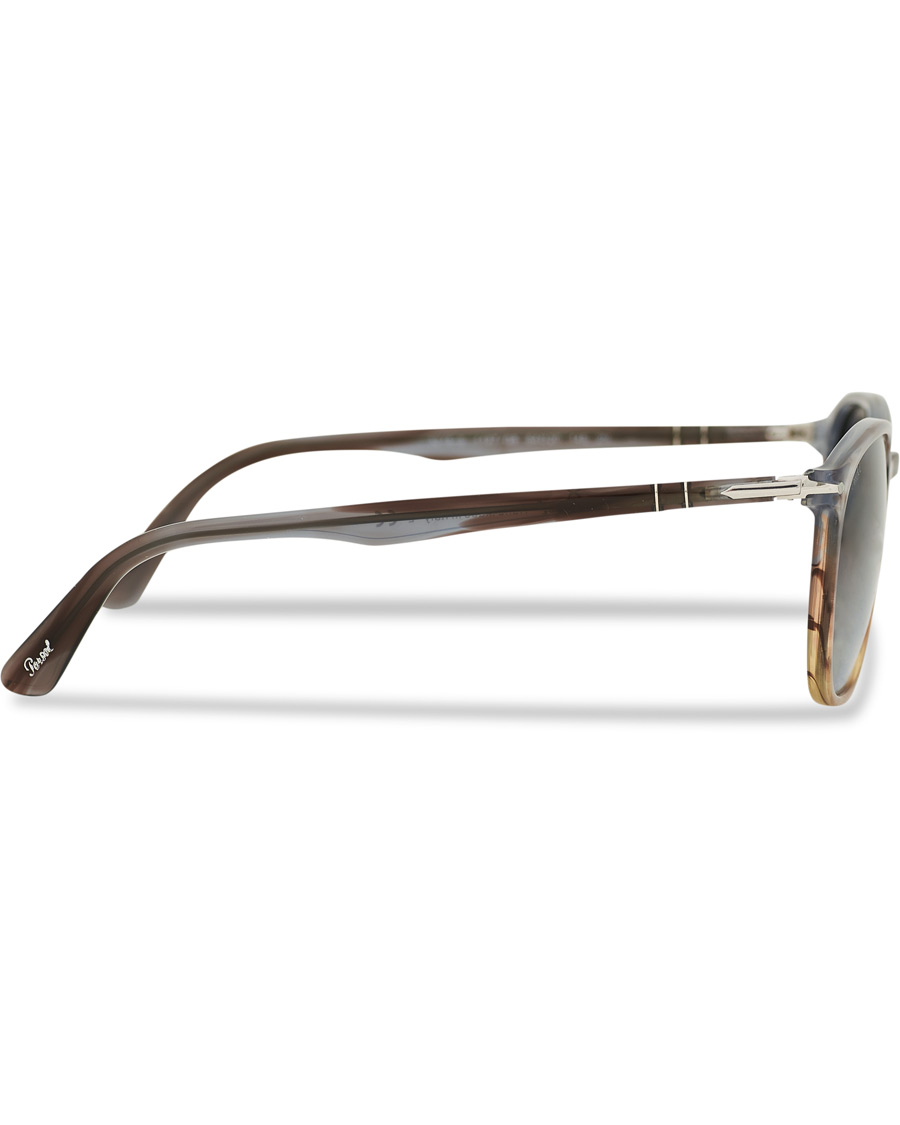 Hombres | Persol 0PO3215S Sunglasses Brown/Gradient Blue | Persol | 0PO3215S Sunglasses Brown/Gradient Blue
