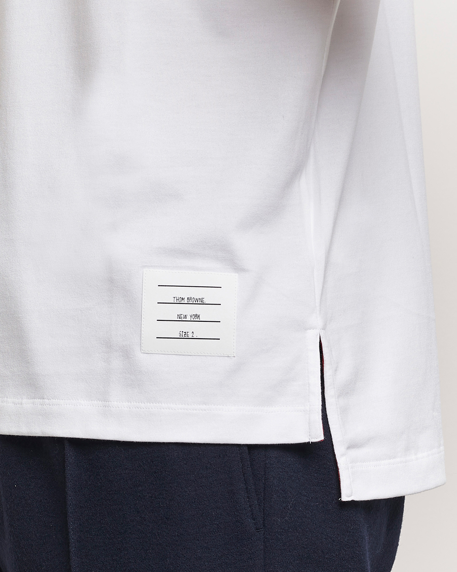 Hombres | Camisetas | Thom Browne | Relaxed Fit Short Sleeve T-Shirt White