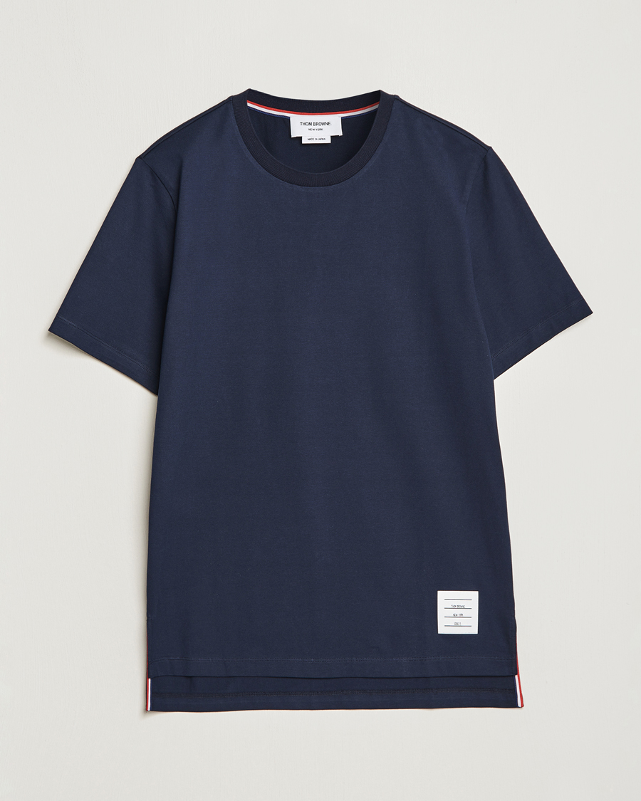 Hombres | Camisetas | Thom Browne | Relaxed Fit T-Shirt Navy