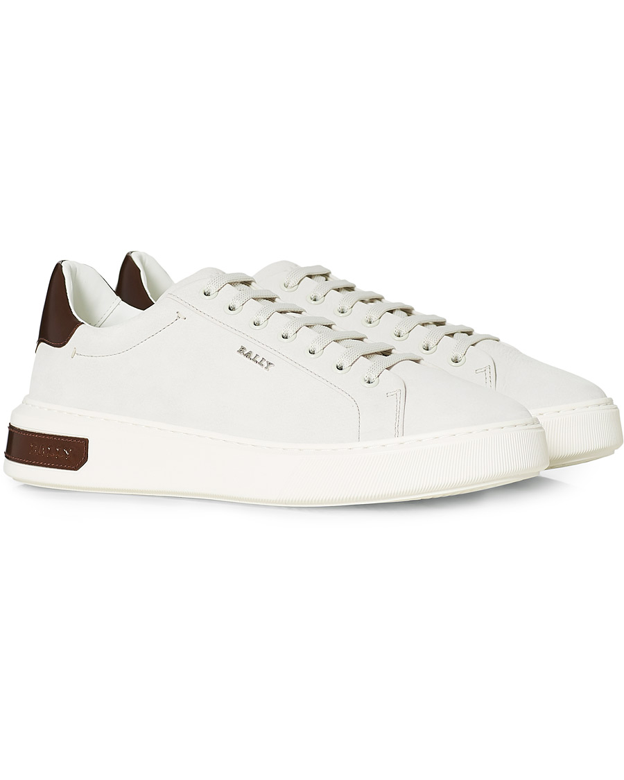 Hombres | Bally Miky Sneaker Dusty White Suede | Bally | Miky Sneaker Dusty White Suede
