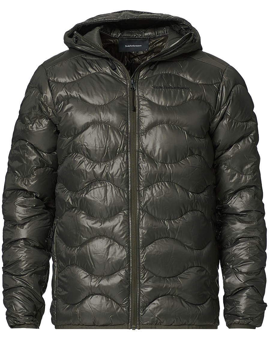 Hombres | Abrigos y chaquetas | Peak Performance | Helium Hooded Jacket Black Olive