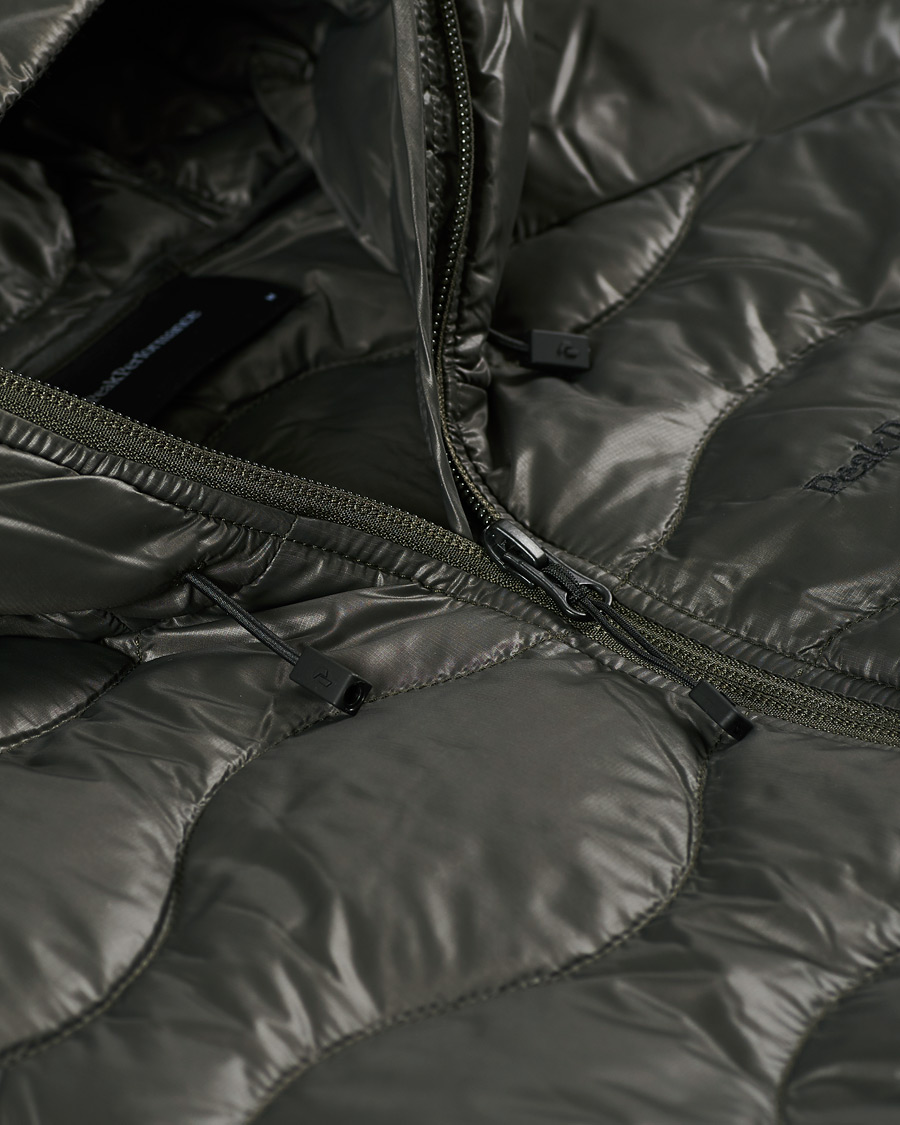 Hombres | Abrigos y chaquetas | Peak Performance | Helium Hooded Jacket Black Olive