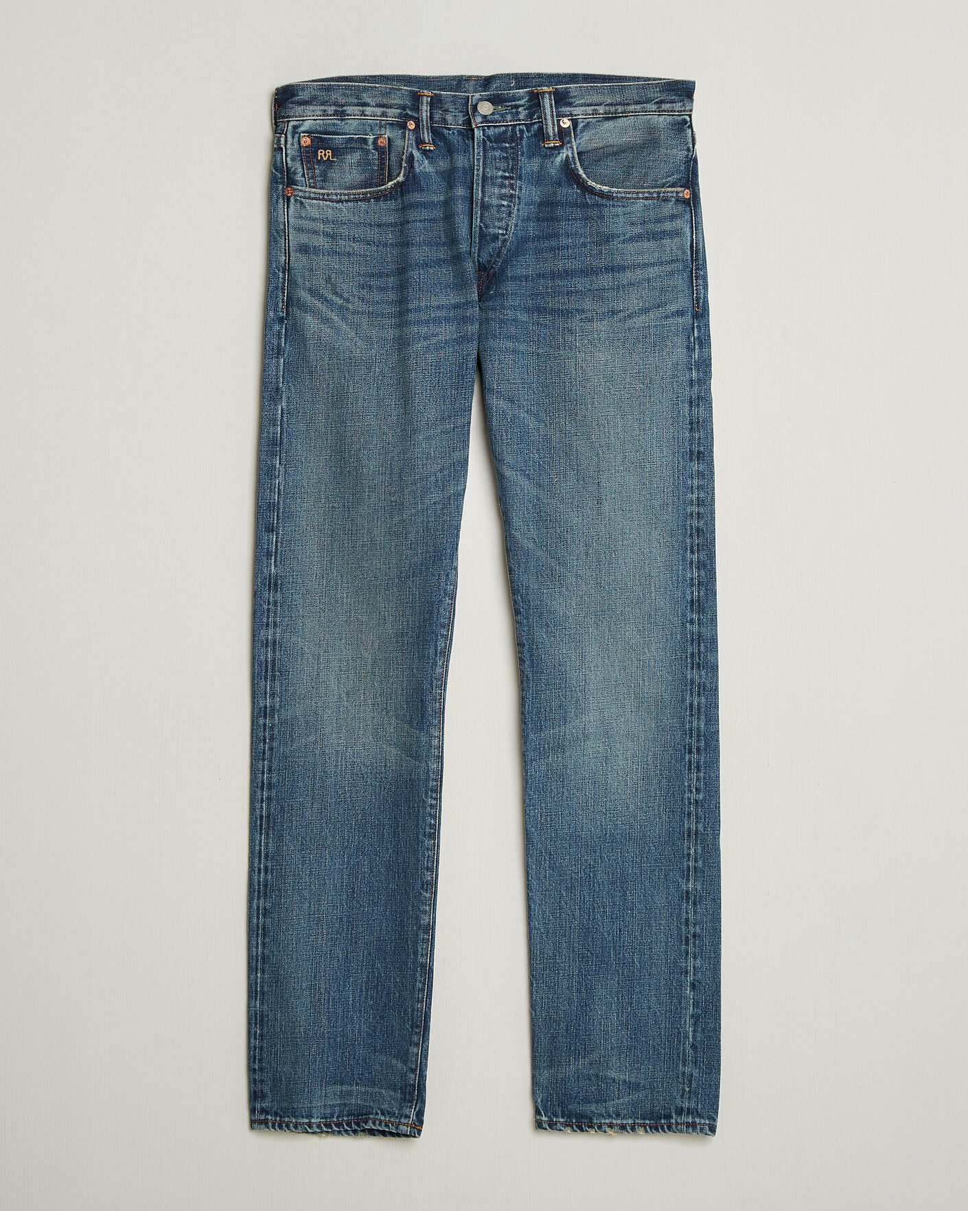 Hombres | Vaqueros | RRL | Slim Fit Selvedge Denim Hillsview Wash
