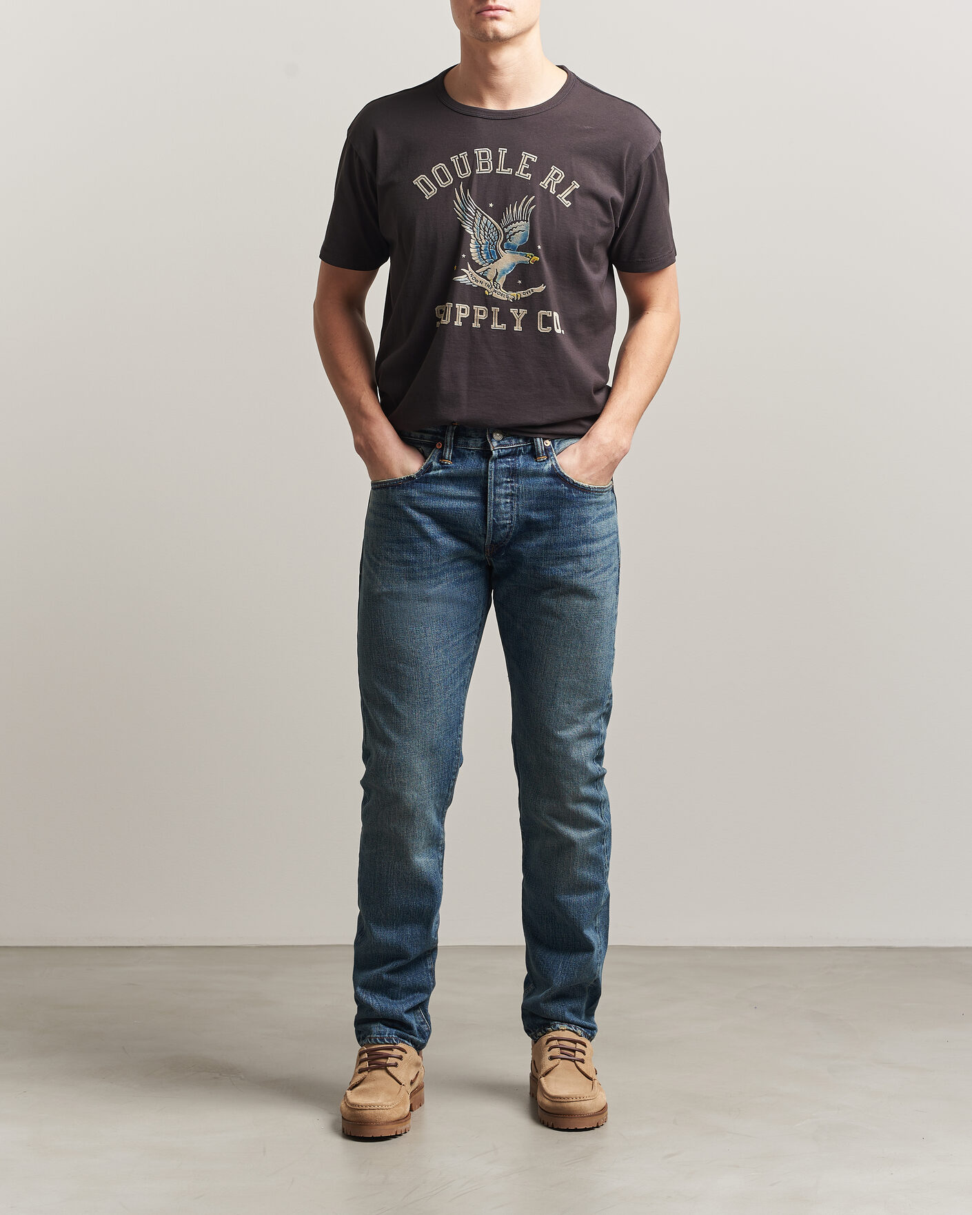 Hombres | Pantalones | RRL | Slim Fit Selvedge Denim Hillsview Wash