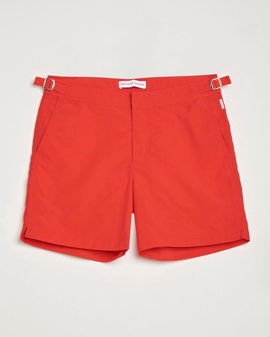 Hombres | Bañadores | Orlebar Brown | Bulldog II Medium Length Swim Shorts Rescue Red