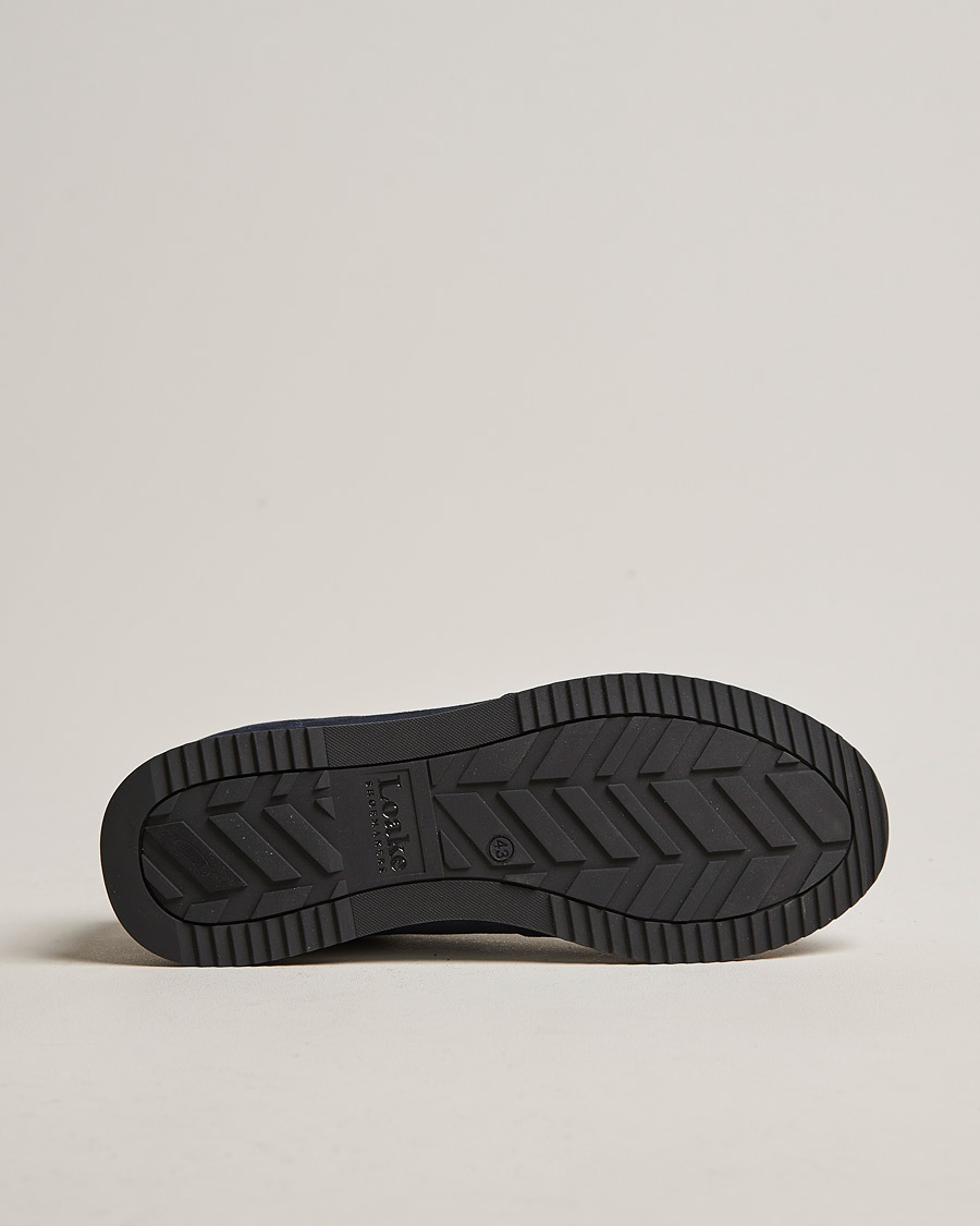 Hombres | Zapatillas | Loake Shoemakers | Bannister Running Sneaker Navy Suede