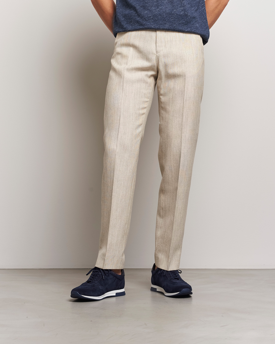 Hombres | Zapatillas | Design Loake | Loake 1880 Bannister Running Sneaker Navy Suede