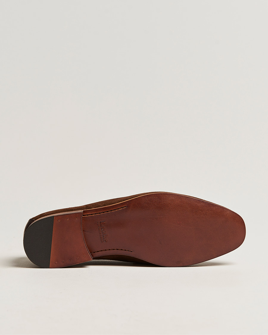 Hombres | Loake Lifestyle Darwin Loafer Dark Brown Suede | Loake Lifestyle | Darwin Loafer Dark Brown Suede