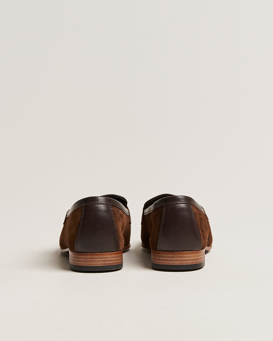 Hombres | Loake Lifestyle Darwin Loafer Dark Brown Suede | Loake Lifestyle | Darwin Loafer Dark Brown Suede