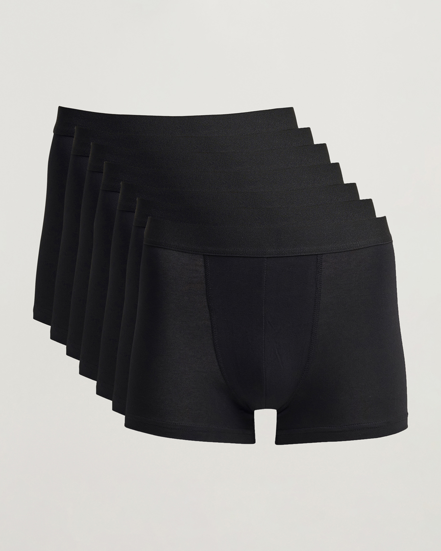 Hombres | Ropa interior y calcetines | Bread & Boxers | 7-Pack Boxer Brief Black