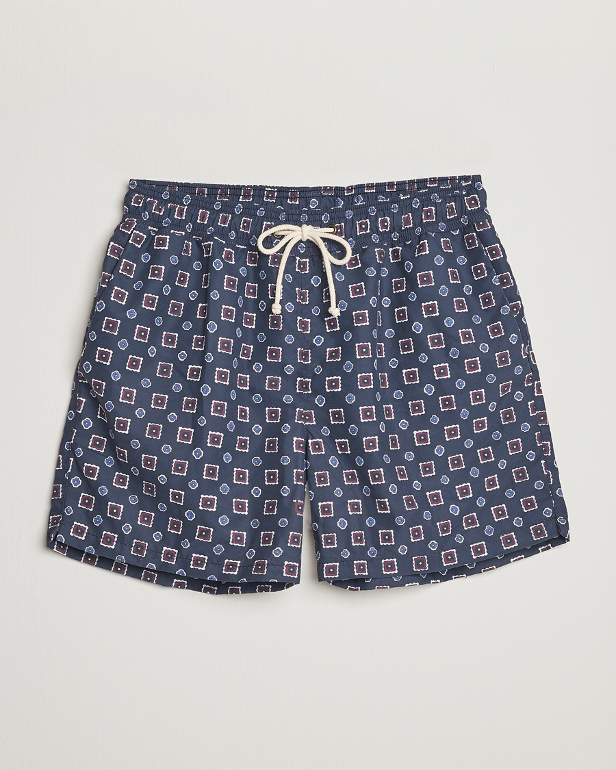 Hombres | Bañadores | Ripa Ripa | Scirocco Printed Swimshorts Blue