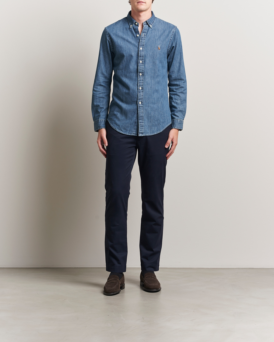 Hombres | Pantalones | Polo Ralph Lauren | Slim Fit Stretch Chinos Aviator Navy