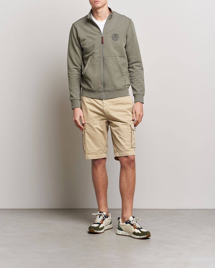 Hombres | Pantalones cortos | Aeronautica Militare | BE066 Cargo Shorts Sand