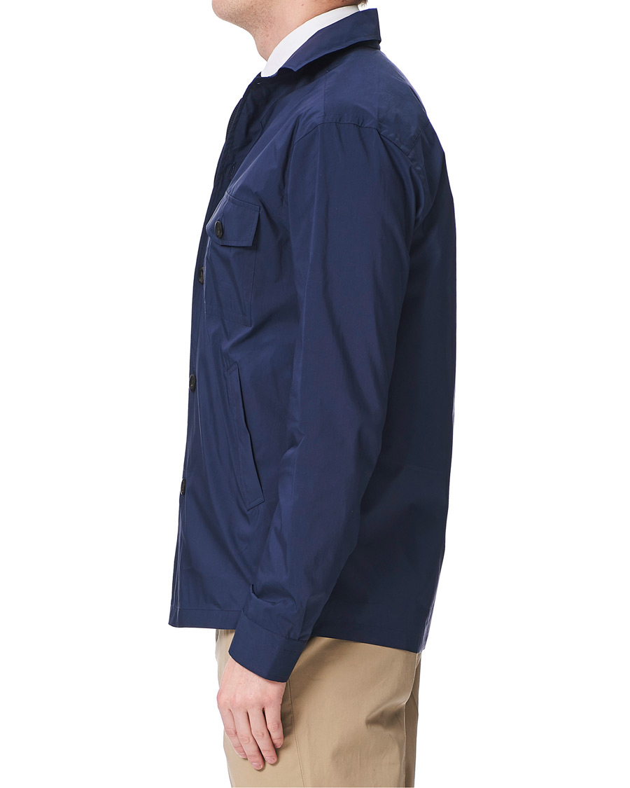 Hombres | Camisas | Eton | Cotton/Nylon Overshirt Navy