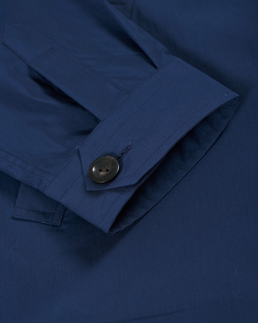Hombres | Camisas | Eton | Cotton/Nylon Overshirt Navy