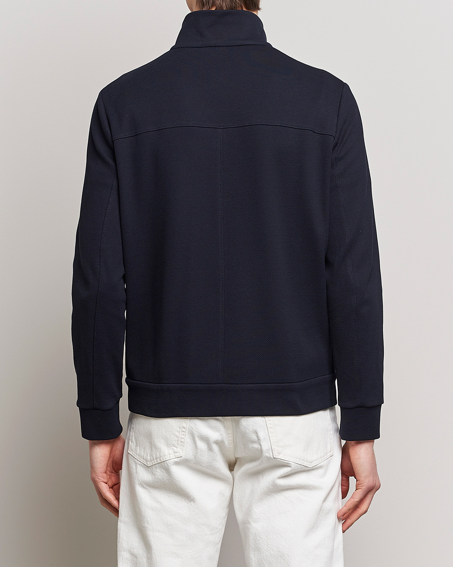 Hombres | Abrigos y chaquetas | Harris Wharf London | Loro Piana Cavalry Twill Harrington Jacket Dark Blue