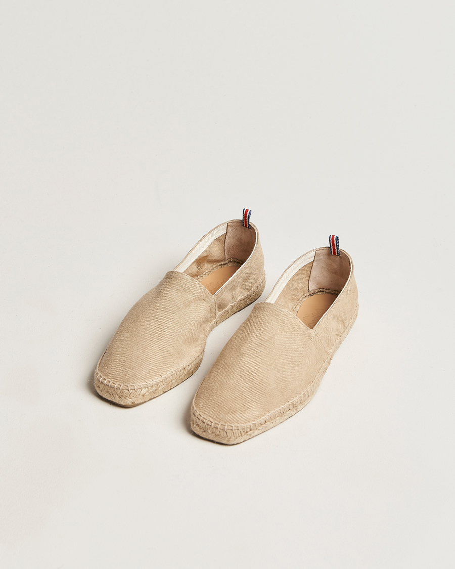 Hombres | Alpargatas | Castañer | Pablo Washed Canvas Espadrilles Sand