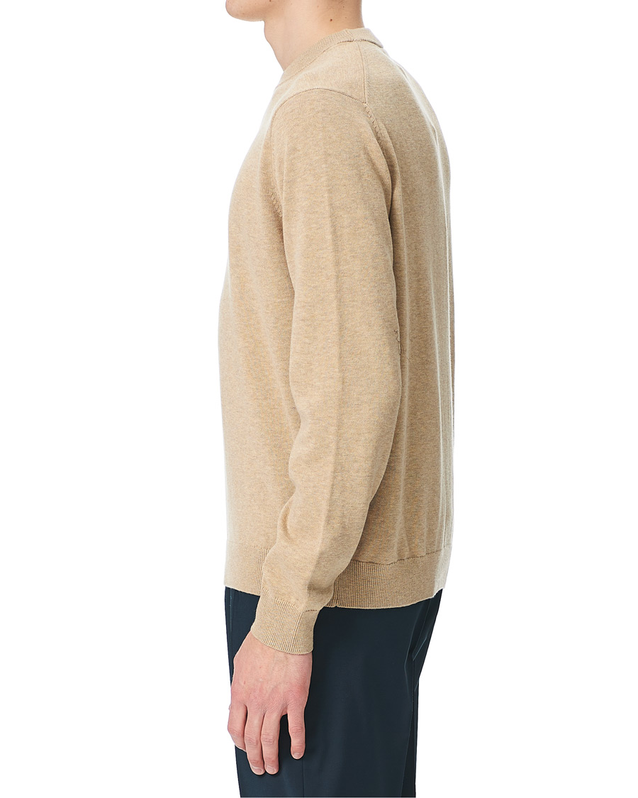 Hombres | Jerséis y prendas de punto | Samsøe Samsøe | Samsøe & Samsøe Thijs Cotton/Cashmere Crew Neck Humus