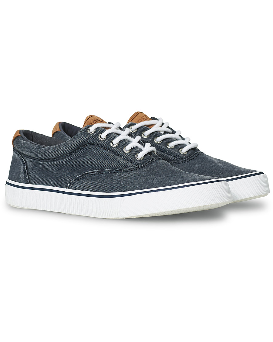 Hombres | Sperry Striper II Canvas Sneaker Dark Navy | Sperry | Striper II Canvas Sneaker Dark Navy
