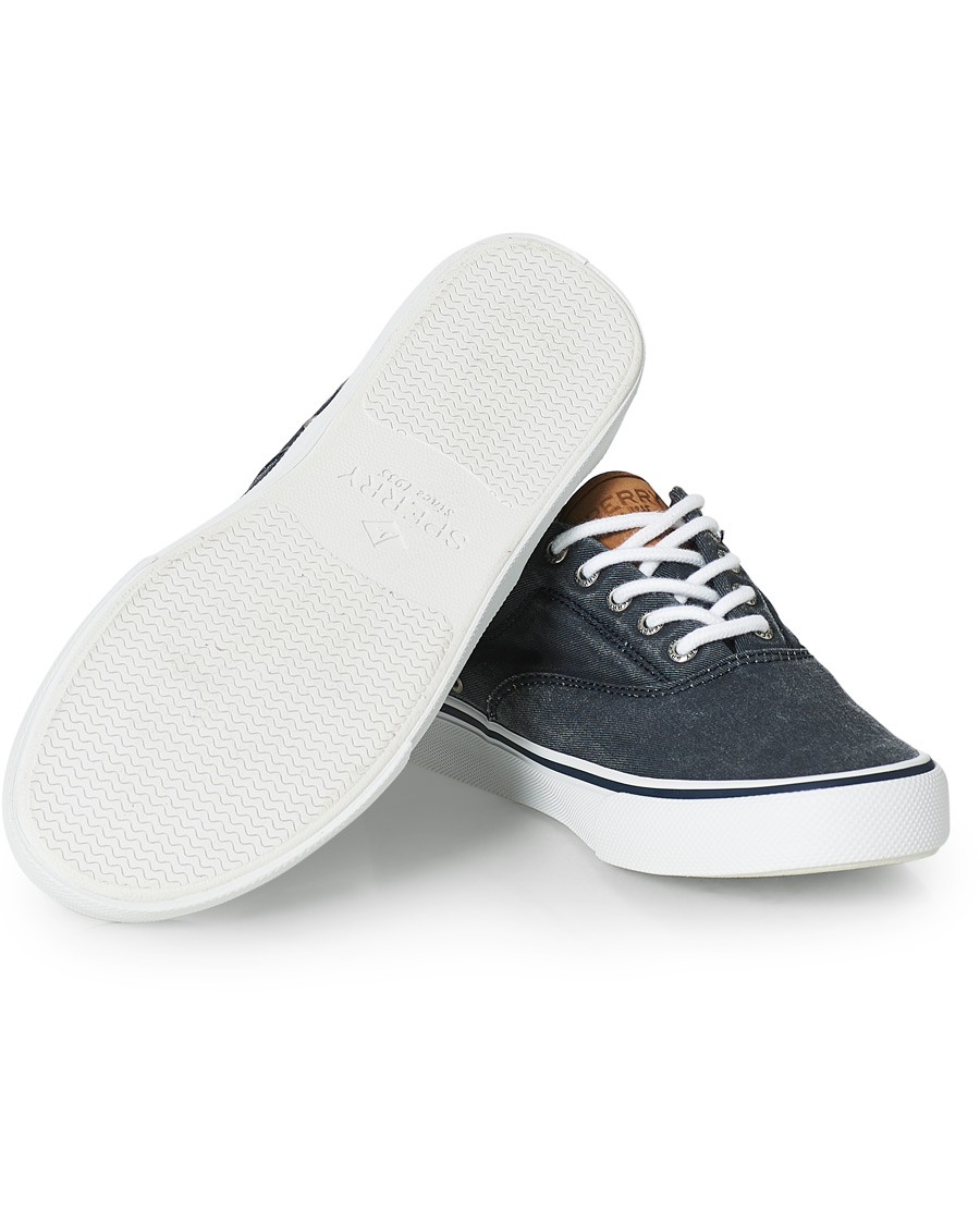Hombres | Sperry Striper II Canvas Sneaker Dark Navy | Sperry | Striper II Canvas Sneaker Dark Navy