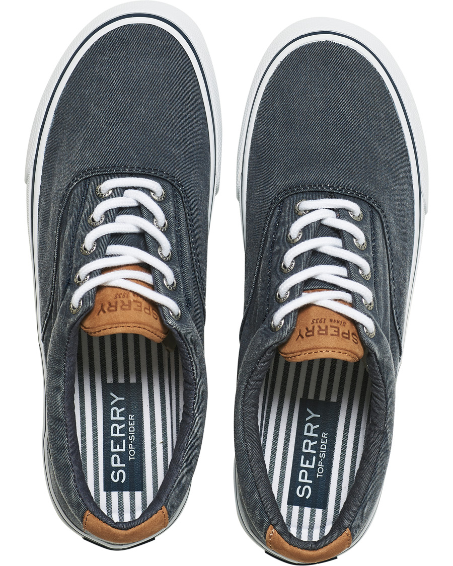 Hombres | Sperry Striper II Canvas Sneaker Dark Navy | Sperry | Striper II Canvas Sneaker Dark Navy