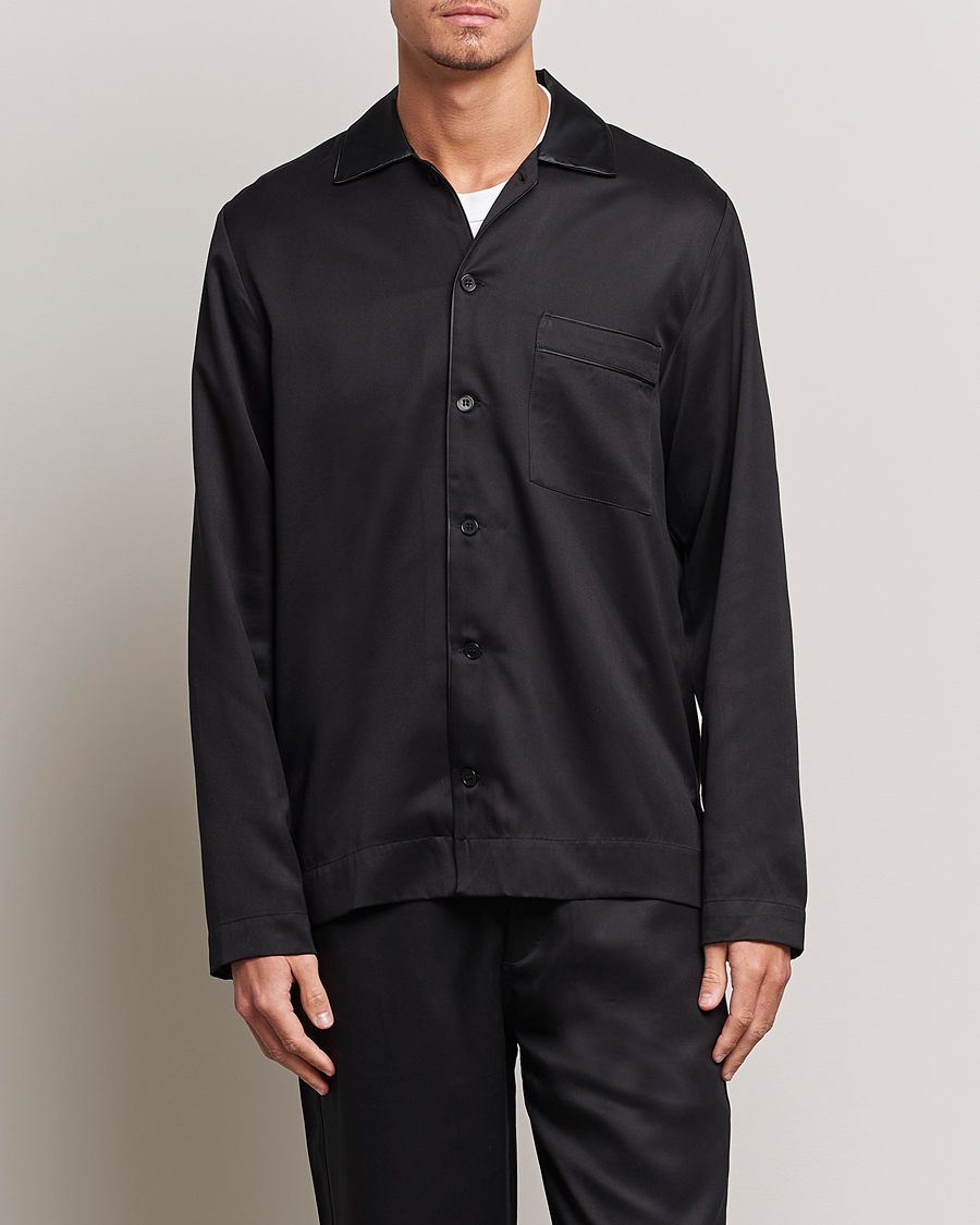 Hombres | Loungewear | CDLP | Home Suit Long Sleeve Top Black