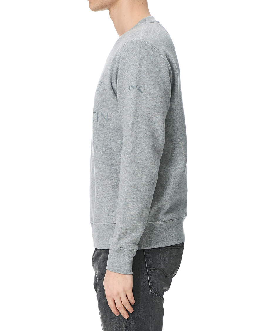 Hombres | Jerséis y prendas de punto | Hackett | AMR Wings Logo Sweatshirt Grey Marl