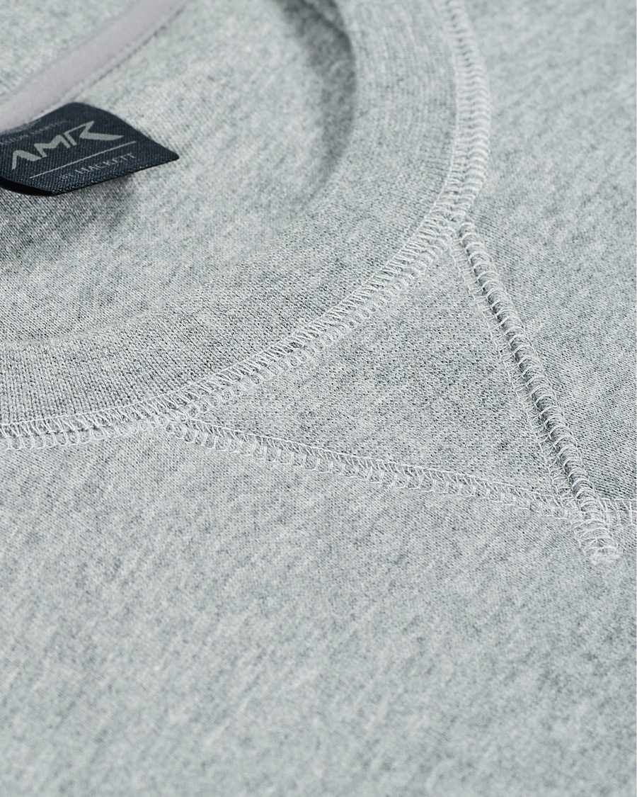 Hombres | Jerséis y prendas de punto | Hackett | AMR Wings Logo Sweatshirt Grey Marl