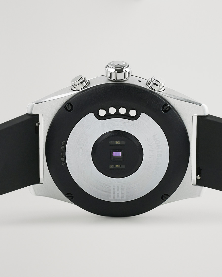 Hombres | Montblanc Summit Lite Smartwatch Grey/Black Rubber Strap | Montblanc | Summit Lite Smartwatch Grey/Black Rubber Strap