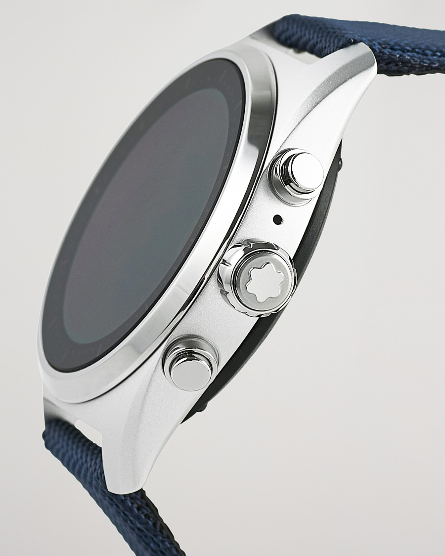 Hombres | Montblanc Summit Lite Smartwatch Grey/Blue Fabric Strap | Montblanc | Summit Lite Smartwatch Grey/Blue Fabric Strap