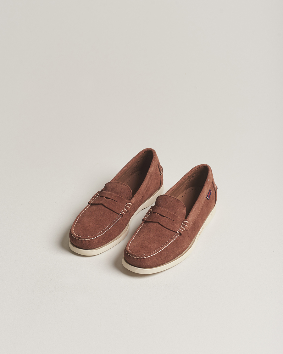 Hombres | Zapatos de ante | Sebago | Dan Suede Loafer Dark Brown