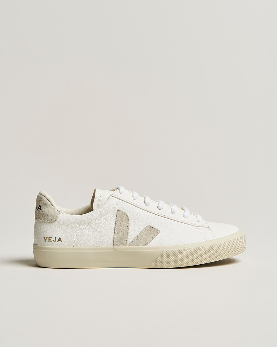 Hombres | Zapatillas | Veja | Campo Sneaker Extra White/Natural Suede