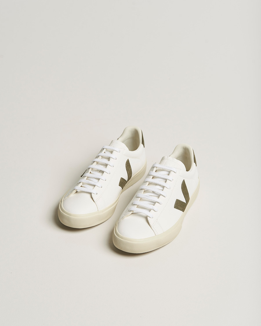 Hombres | Zapatillas blancas | Veja | Campo Sneaker Extra White/Khaki