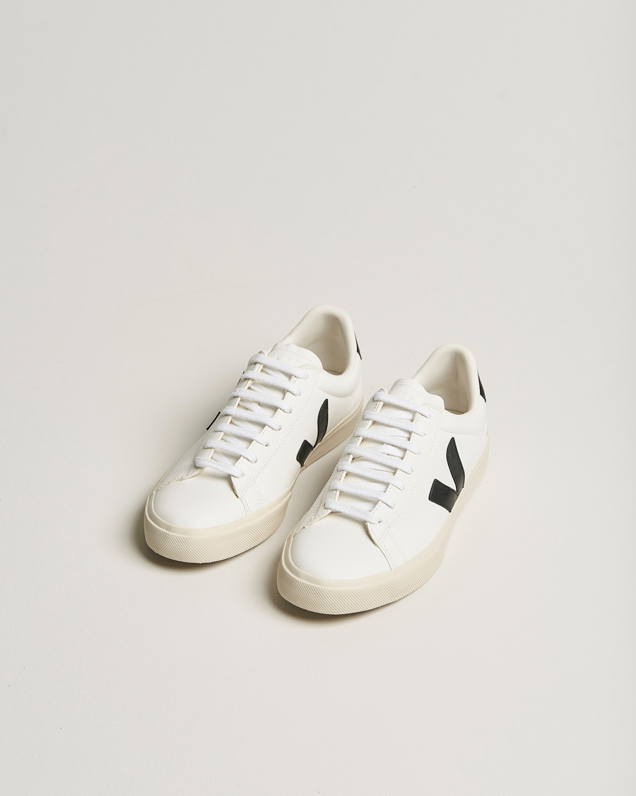 Hombres | Zapatillas blancas | Veja | Campo Sneaker Extra White/Black