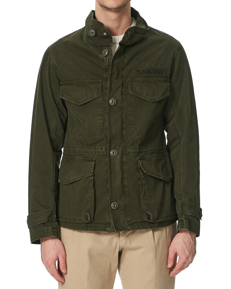 Hombres | Abrigos y chaquetas | L.B.M. 1911 | Cotton Gabardine Field Jacket Olive