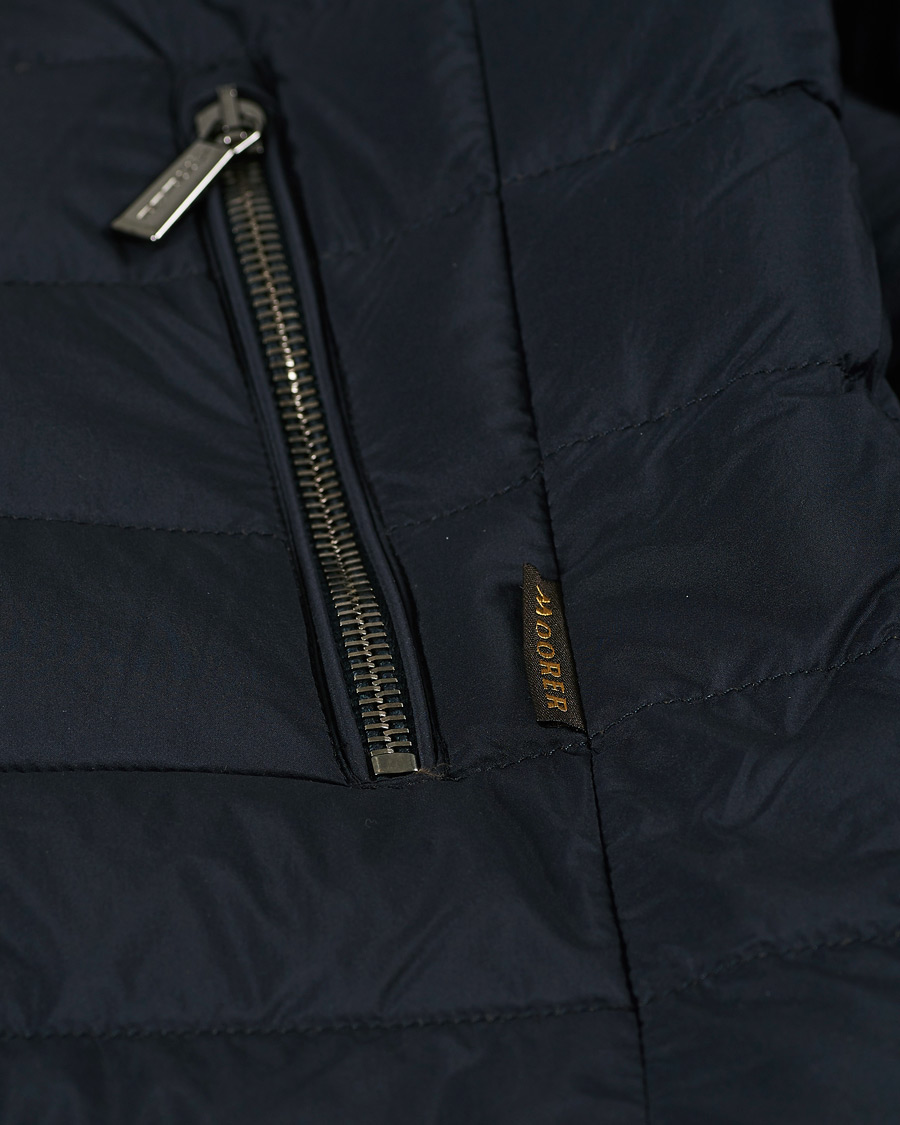 Hombres | Abrigos y chaquetas | MooRER | Hybrid Padded Jacket Dark Blue