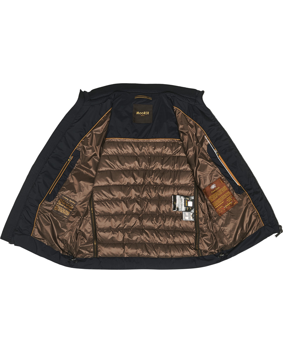 Hombres | Abrigos y chaquetas | MooRER | Hybrid Padded Jacket Dark Blue